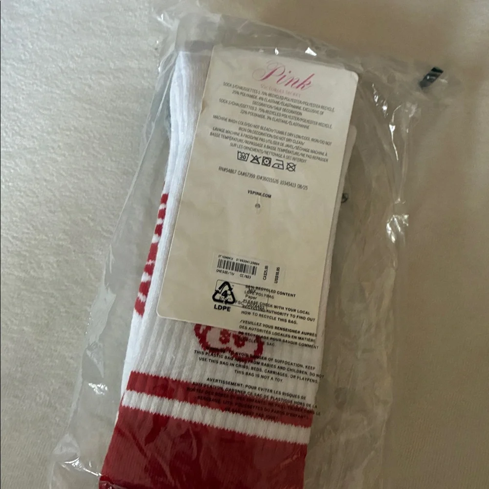 PINK Victoria's Secret 2-Pack Crew Socks